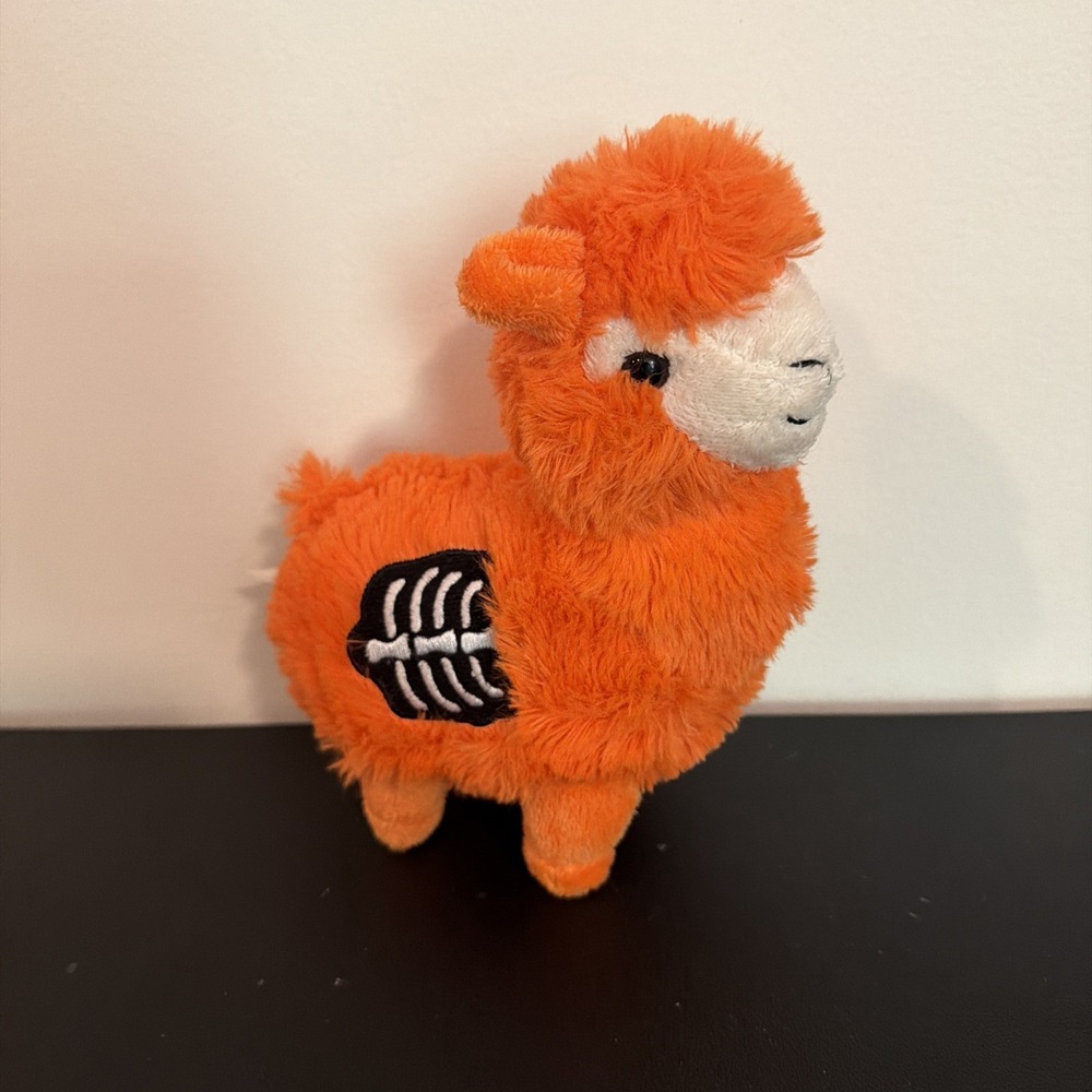 Dan Dee Llama Stuffed Animal Alpaca Plush Skeleton Halloween